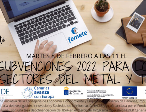 Jornada virtual sobre subvenciones 2022 para empresas organizada por FEMETE